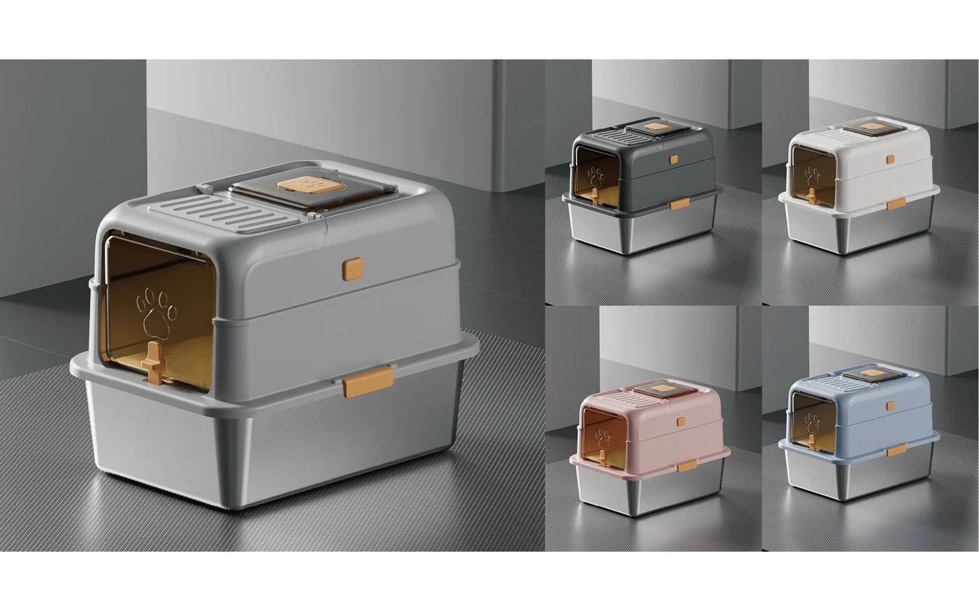 Cat Litter Box, 50 × 36 × 38 cm