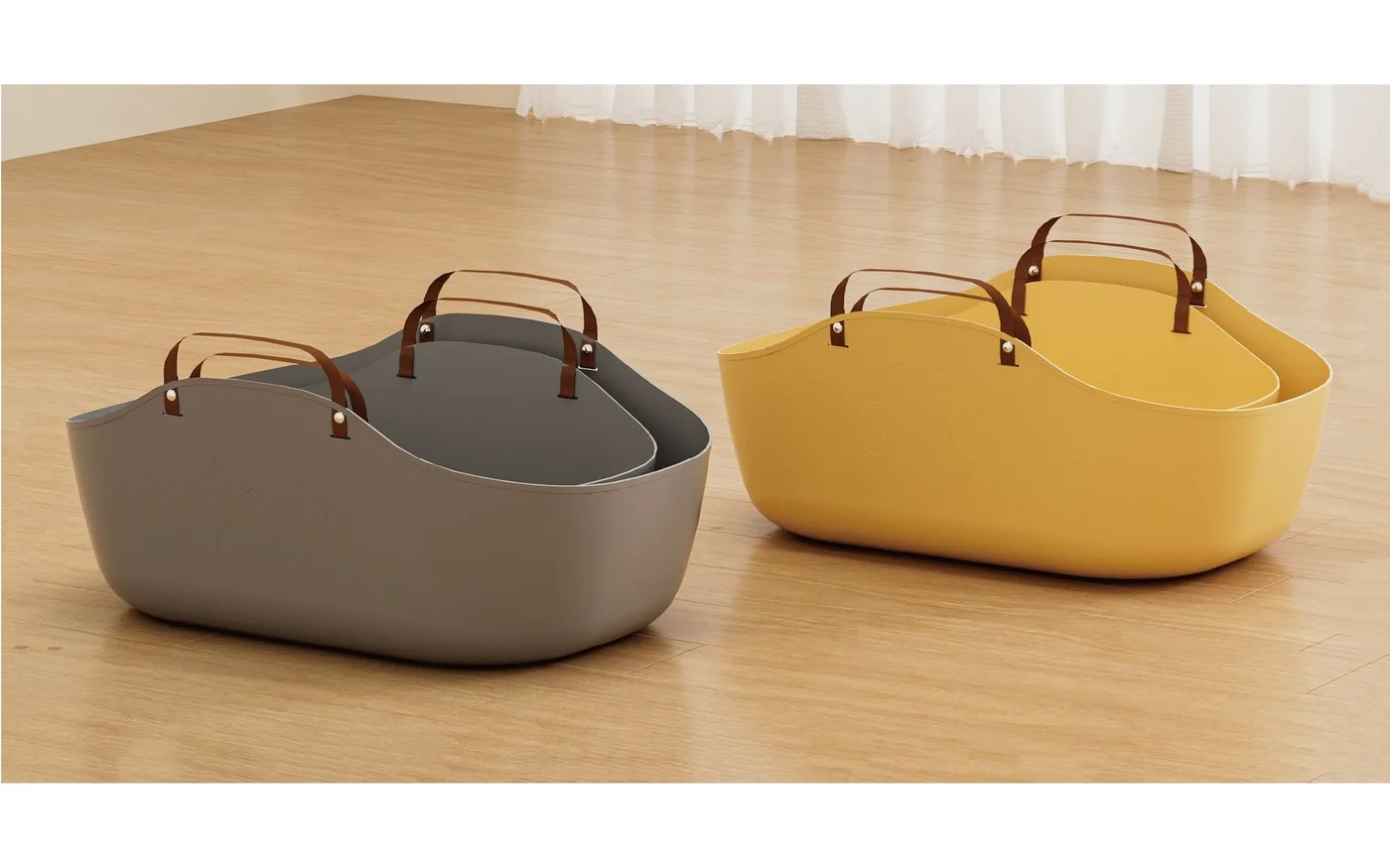 Cat Litter Box, 56 × 45 × 17 cm