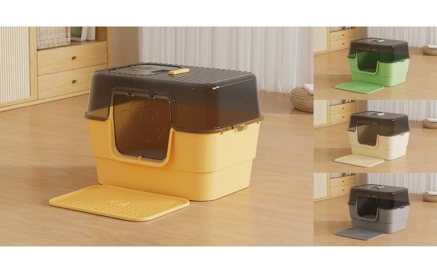Cat Litter Box, 58 × 43 × 41 cm