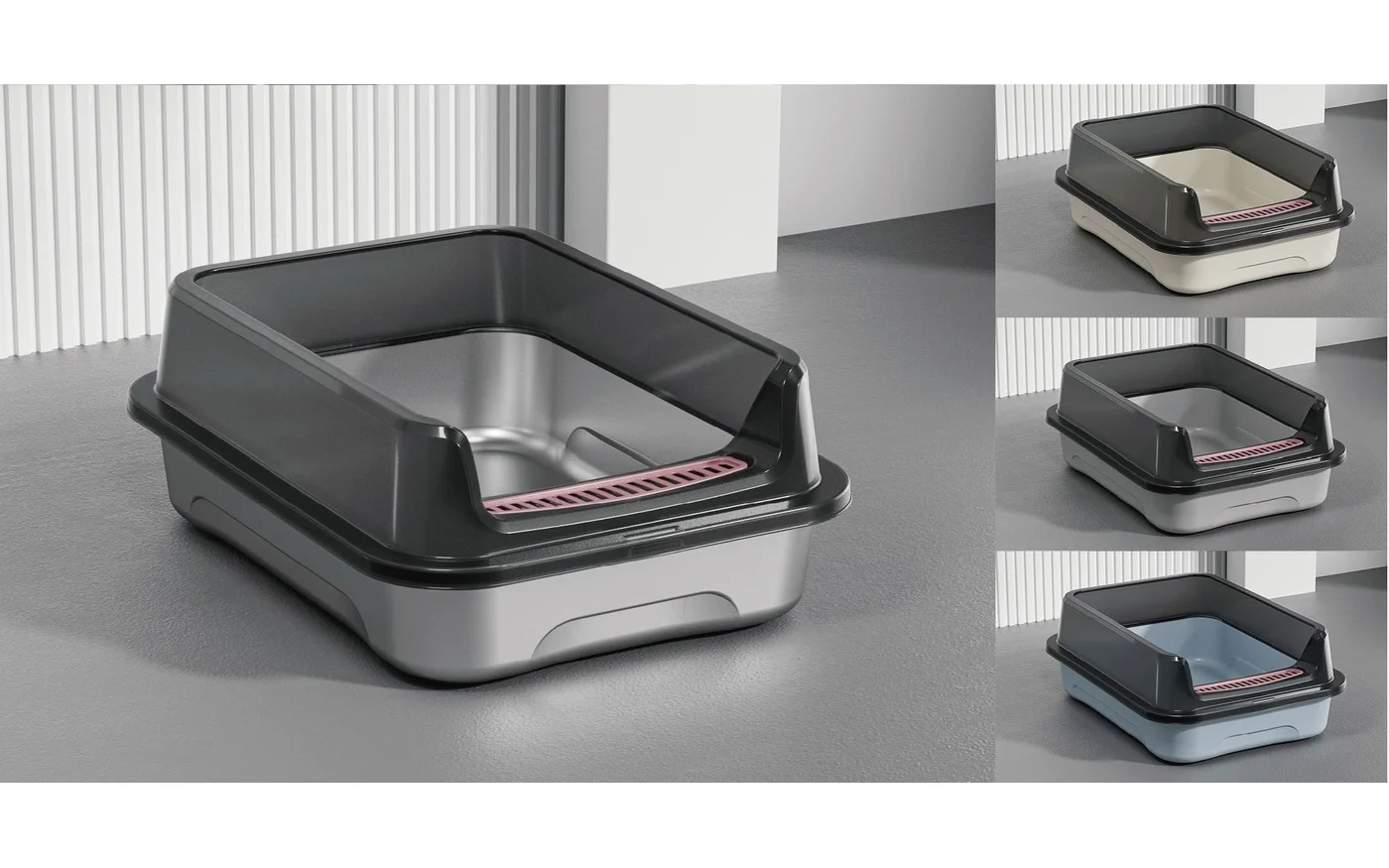 Cat Litter Box, 60 × 40 × 22 cm