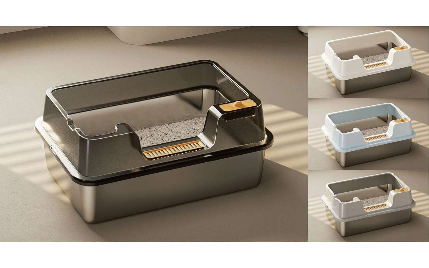Cat Litter Box, 60 × 40 × 27 cm
