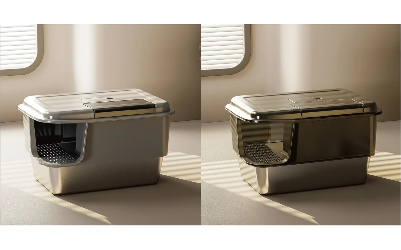 Cat Litter Box, 66 × 47 × 39 cm