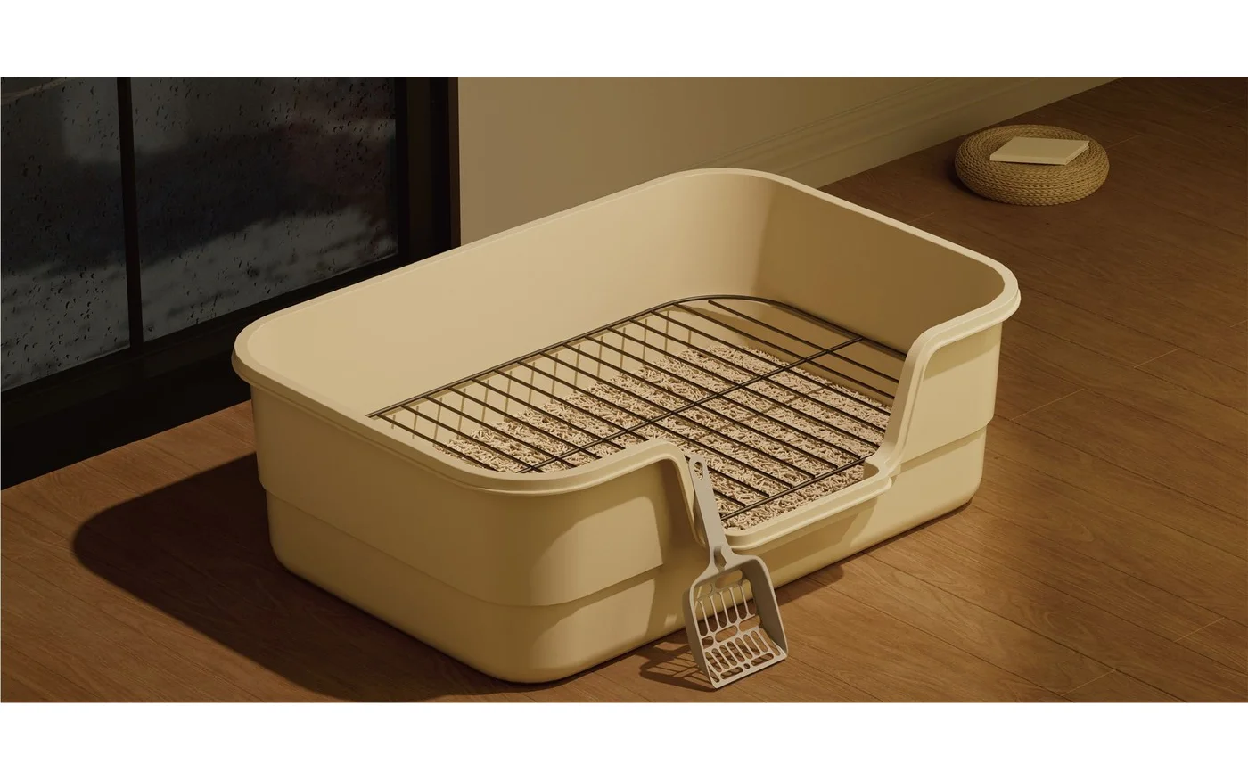 Dog Potty Tray, 60.5 × 41 × 16.5 cm