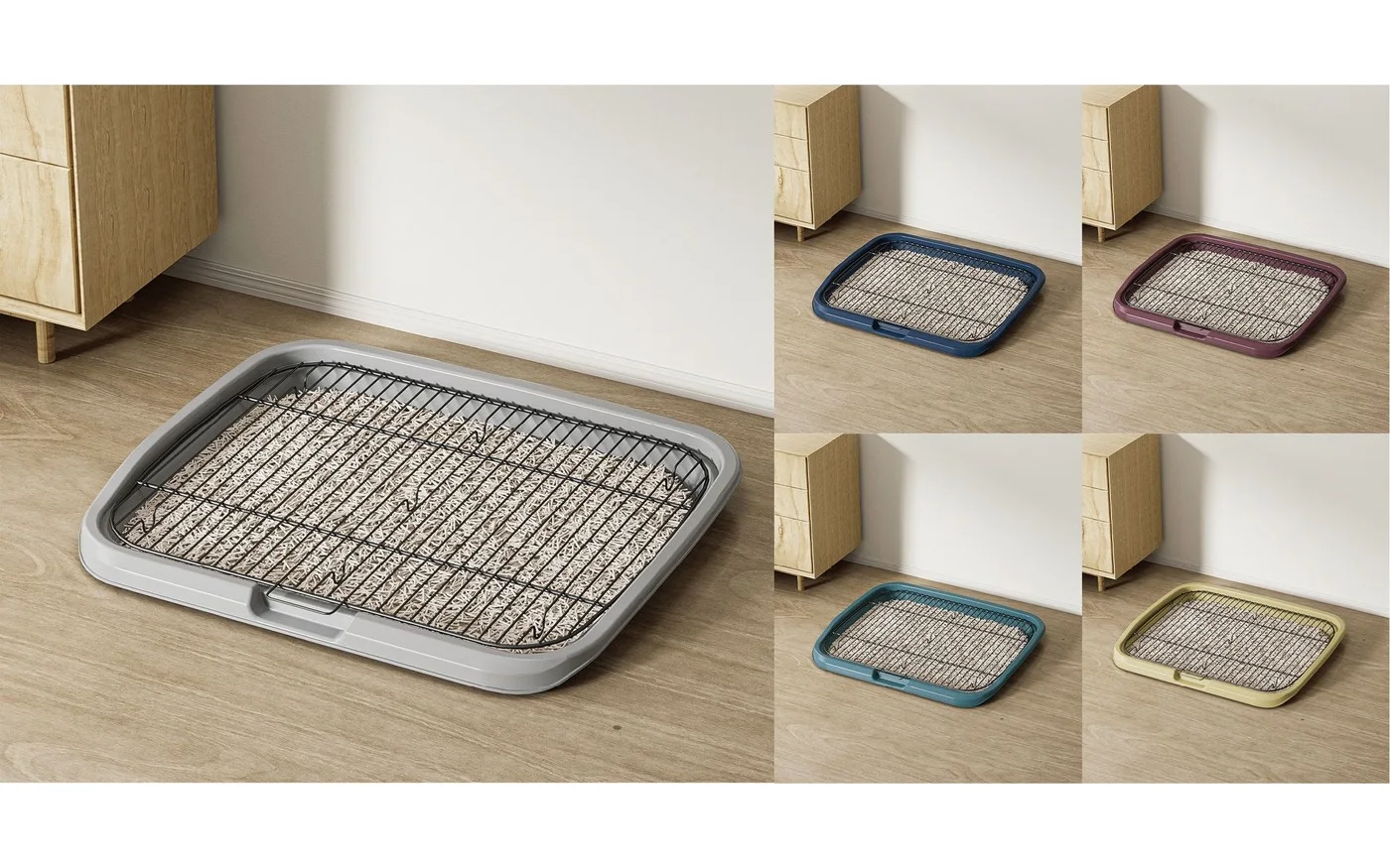 Dog Potty Tray, 65 × 50 × 6.5 cm