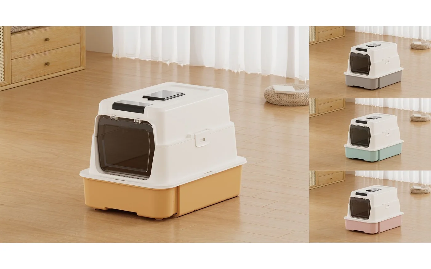 Enclosed Litter Box, Extra Large