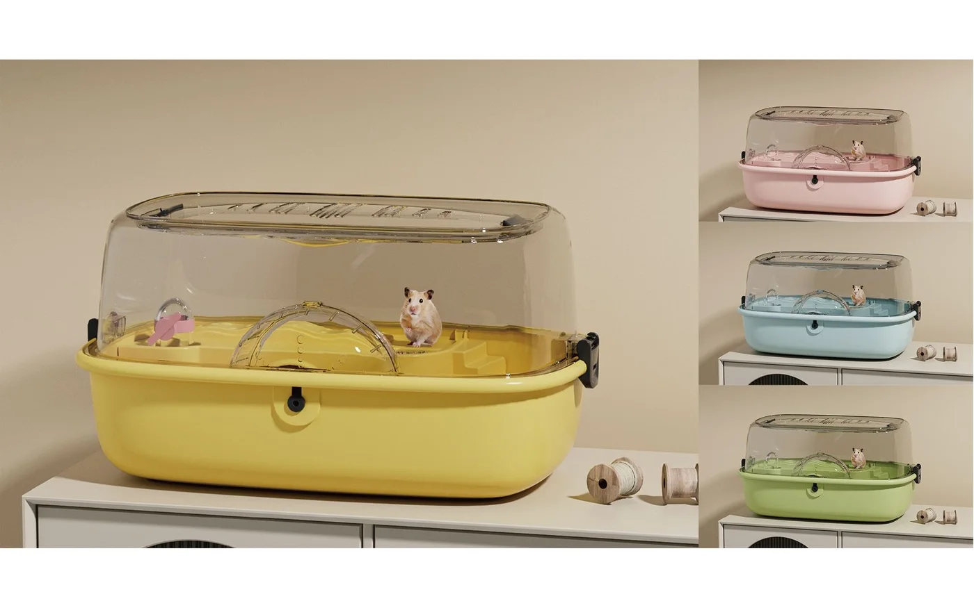 Hamster Cage, 42 × 29 × 21 cm
