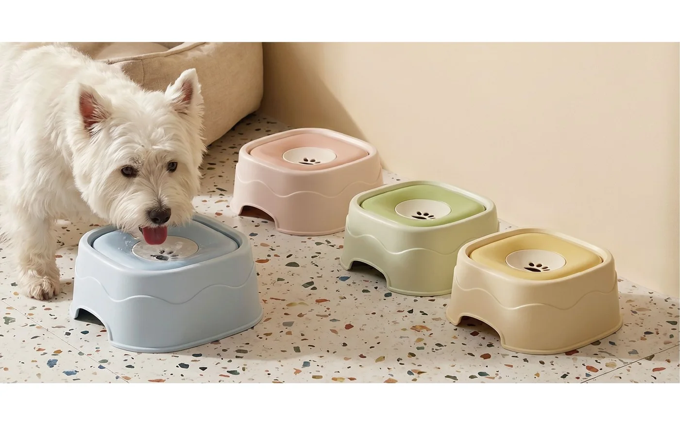 Trio Slow-Feed Bowl